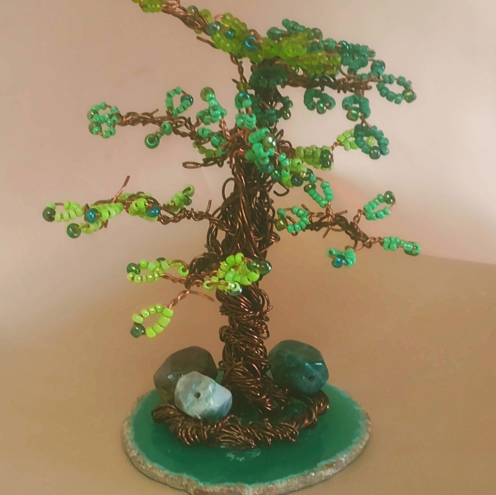 Hand Crafted Miniature jungle tree - Picture 3 of 3